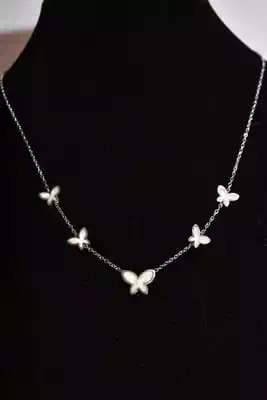 Collier papillon Argent
